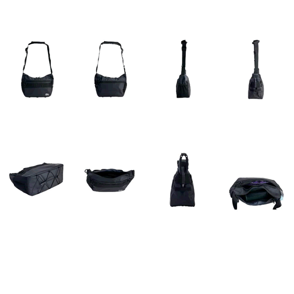 Abu Garcia ROUND SHOULDER BAG 33x24x14cm COATING BLACK