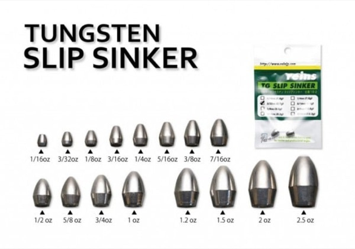 reins TG SLIP SINKER 3/32oz (6pce/pack)