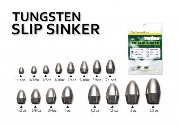reins TG SLIP SINKER 3/32oz (6pce/pack)