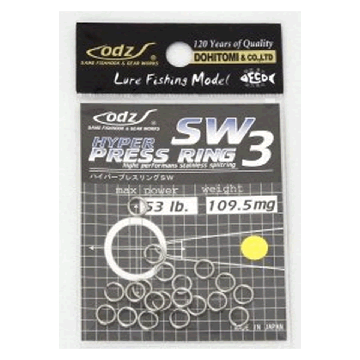 odz HYPER PRESS RING #3 OS-06 (20 pcs/pack)