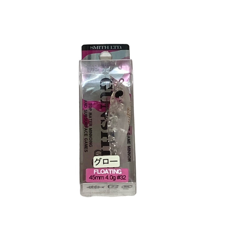 SMITH GUNSHIP 45F 45mm, 4.0g FLOATING #32 DOUBLE GLOW