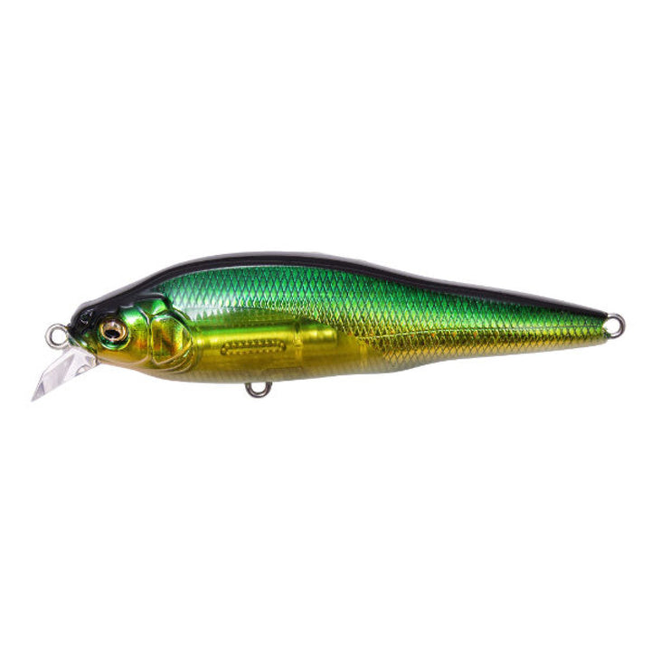 Megabass X-80 SW LBO Shallow 82mm : 12g Sinking GG GOLDEN LIME OB