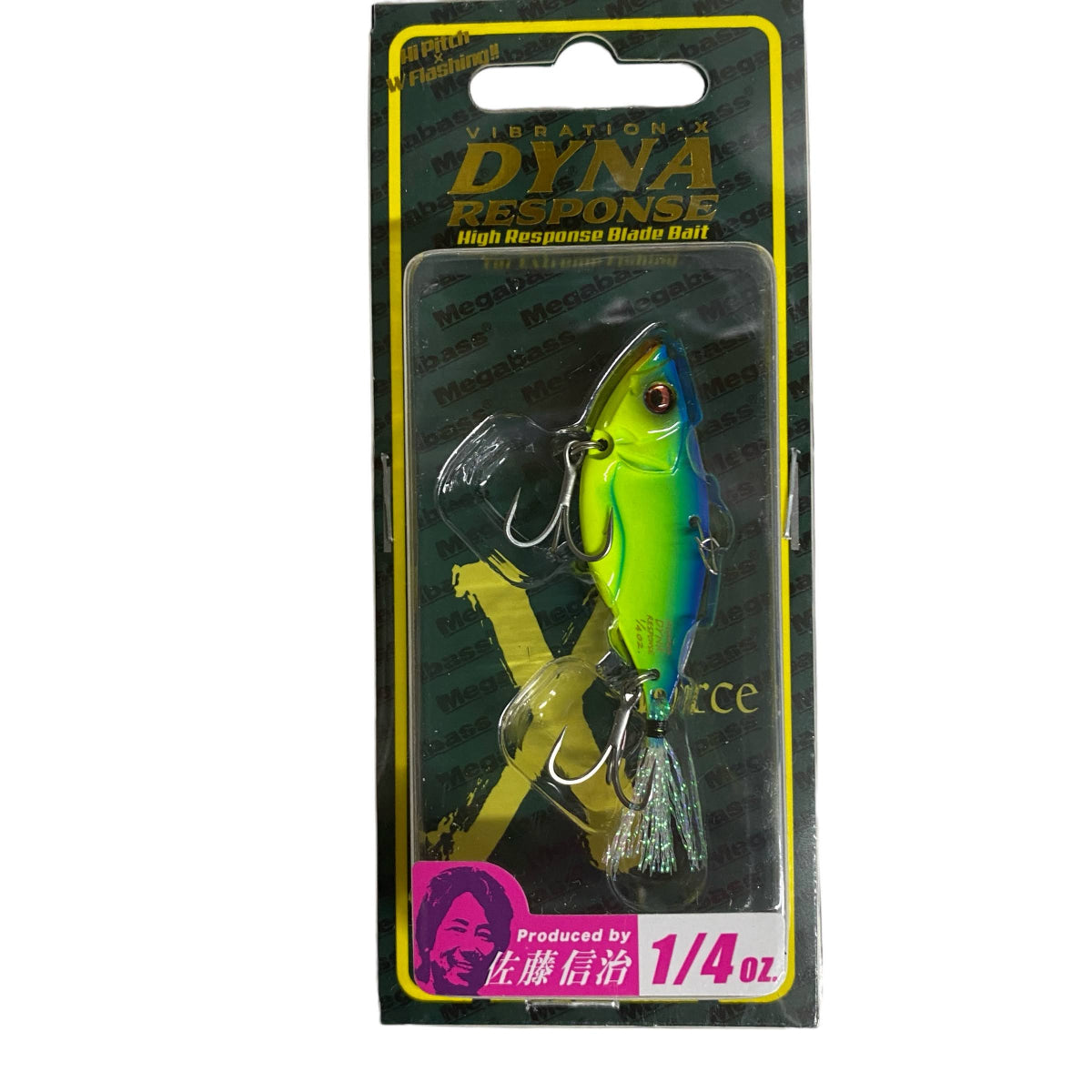 Megabass VIBRATION-X DYNA RESPONSE 1/4oz 49mm : 1/4oz BLUE BACK CHART