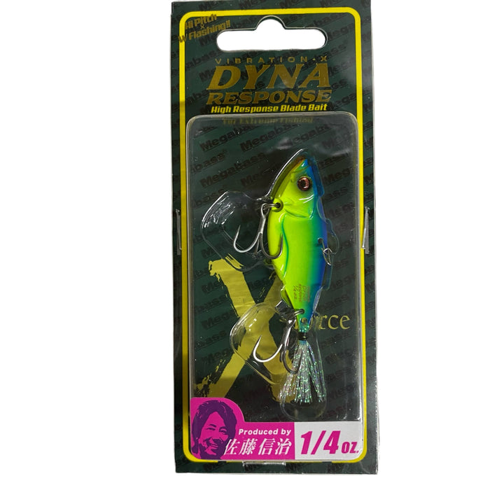 Megabass VIBRATION-X DYNA RESPONSE 1/4oz 49mm : 1/4oz BLUE BACK CHART