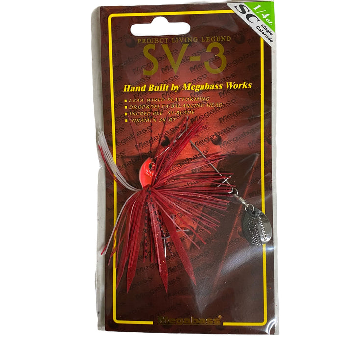 Megabass SV-3 1/4oz SC 1/4oz Single Colorado FIRE RED