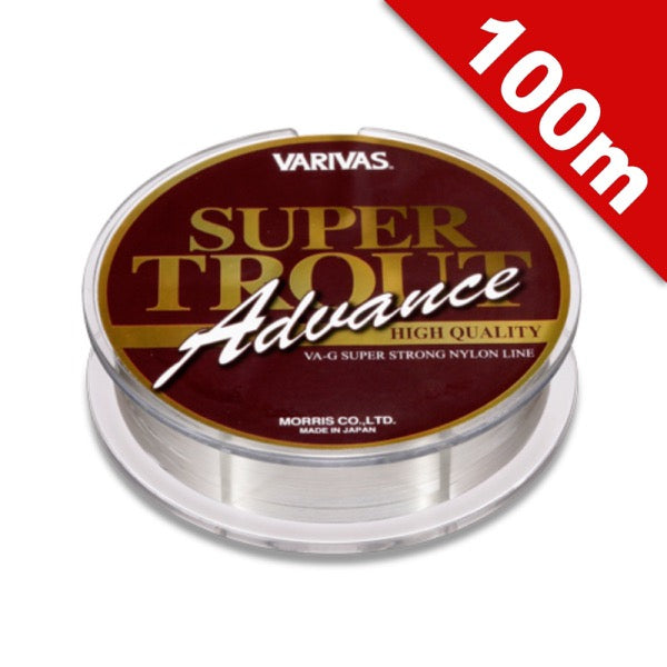 VARIVAS SUPER TROUT ADVANCE #0.8 (4 lb) - 100m NYLON MISTY BROWN