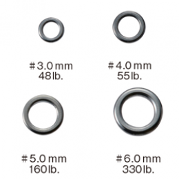 VARIVAS AVANI OW SOLID RING 5.0mm (160 lb) (8 pcs/pack)