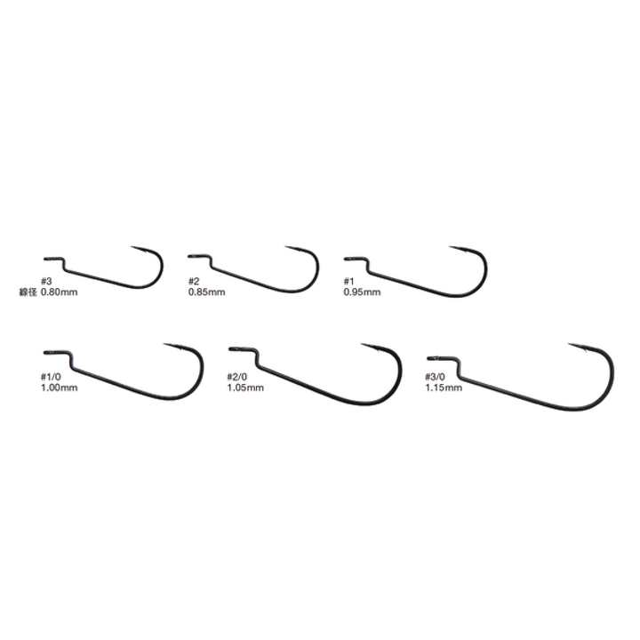 Nogales MAJI HOOK REVIVAL 5 #1/0 STEALTH GRAY