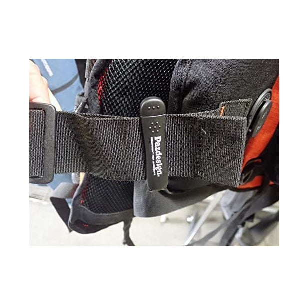 Pazdesign pazdesign BELT STOPPER PAC-272 BLACK ( WHITE LOGO )