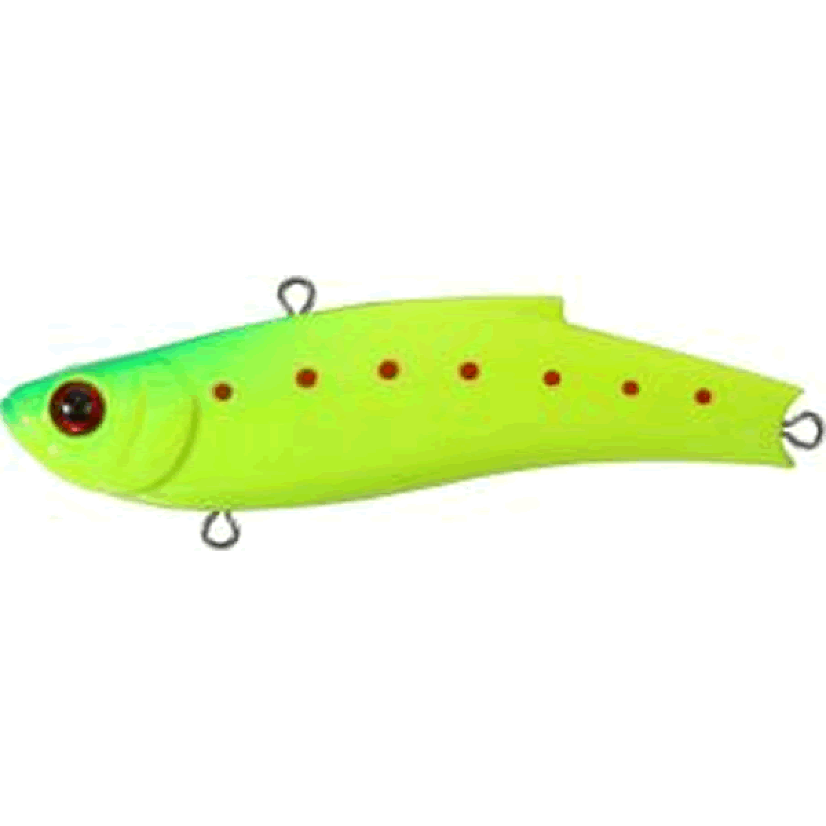 BASSDAY RANGE VIB 80ES 80mm 23.0g P-412 LIME CHART HEAD IWASHI