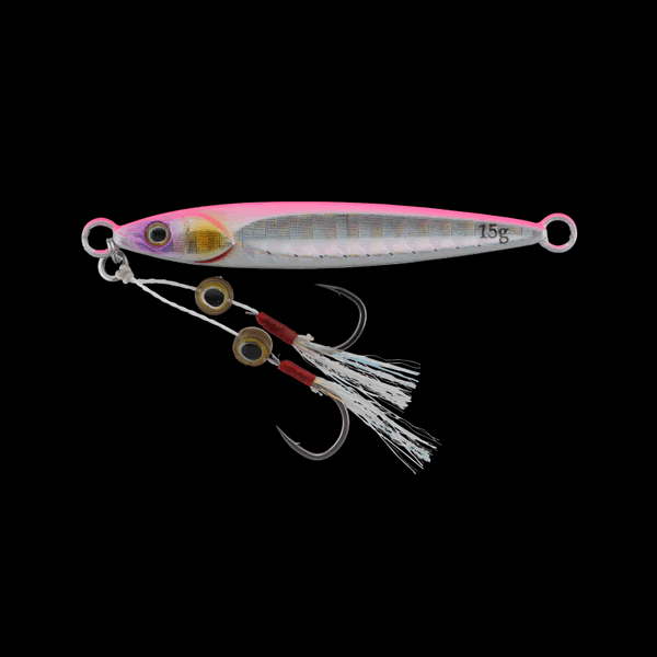 JACKALL BIGBACKER FIT JIG 20g 63mm PINK BACK / BORDER HOLO