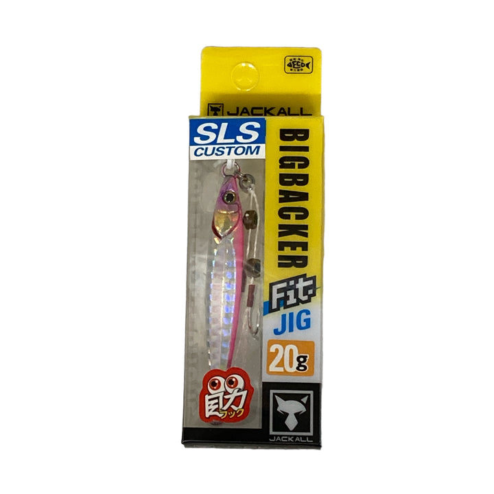 JACKALL BIGBACKER FIT JIG 20g 63mm PINK BACK / BORDER HOLO
