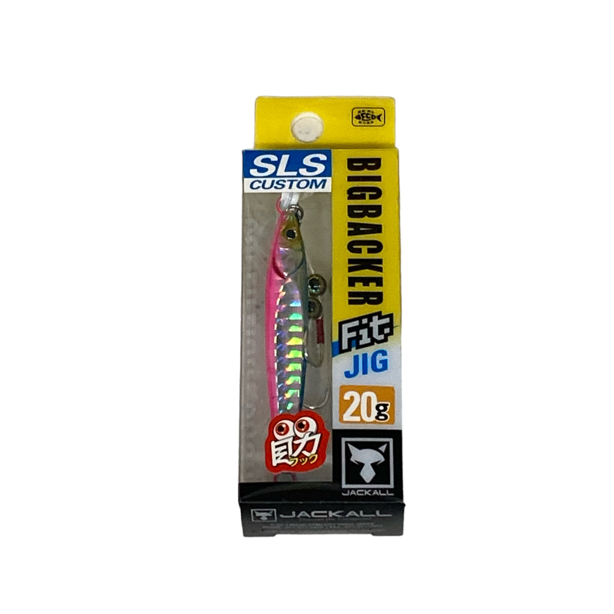 JACKALL BIGBACKER FIT JIG 20g 63mm BLUE PINK / BORDER HOLO