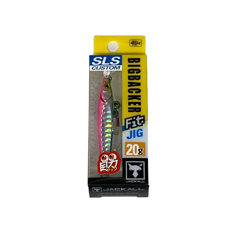 JACKALL BIGBACKER FIT JIG 20g 63mm BLUE PINK / BORDER HOLO