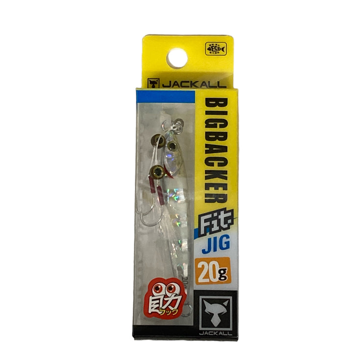 JACKALL BIGBACKER FIT JIG 20g 63mm GLOW STRIPE / BORDER HOLO