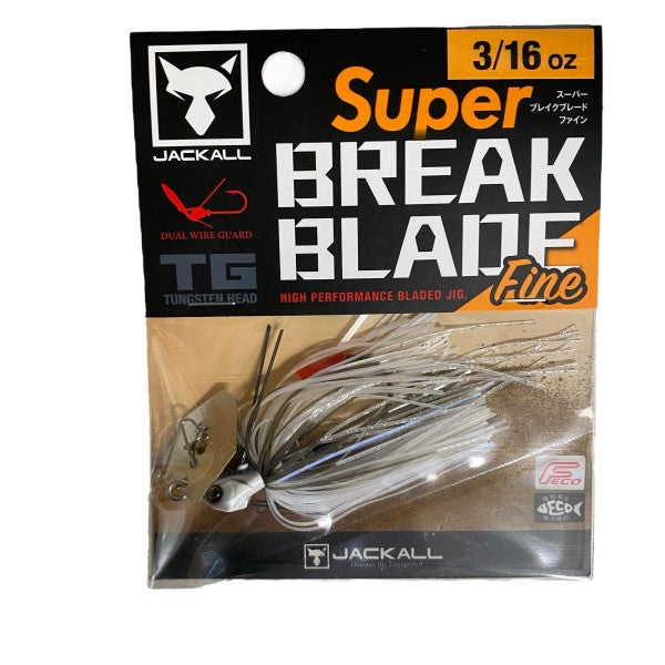 JACKALL SUPER BREAK BLADE FINE 3/16oz SUPER WHITE