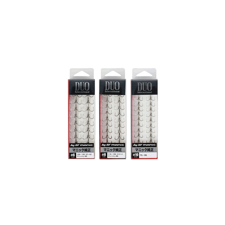 DUO MANIC TREBLE HOOK #6 (18 pcs/pack)