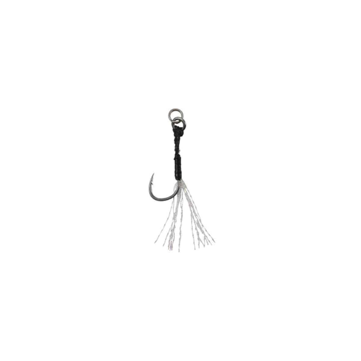 DUO DRAG METAL CAST ASSIST HOOK SINGLE CLEAR TINSEL #13 (5 pcs/pack)
