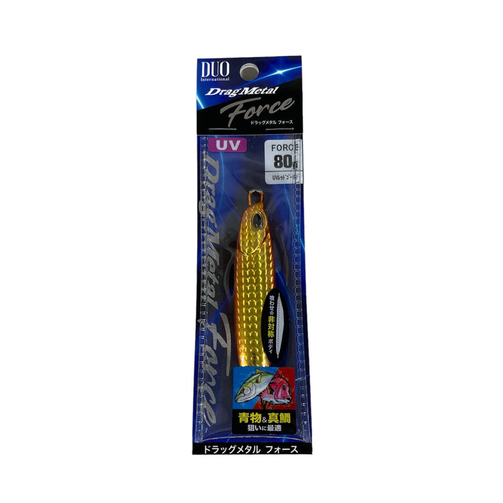 DUO DRAG METAL FORCE 80g 80mm : 80g PBA0516 UV RED GOLD