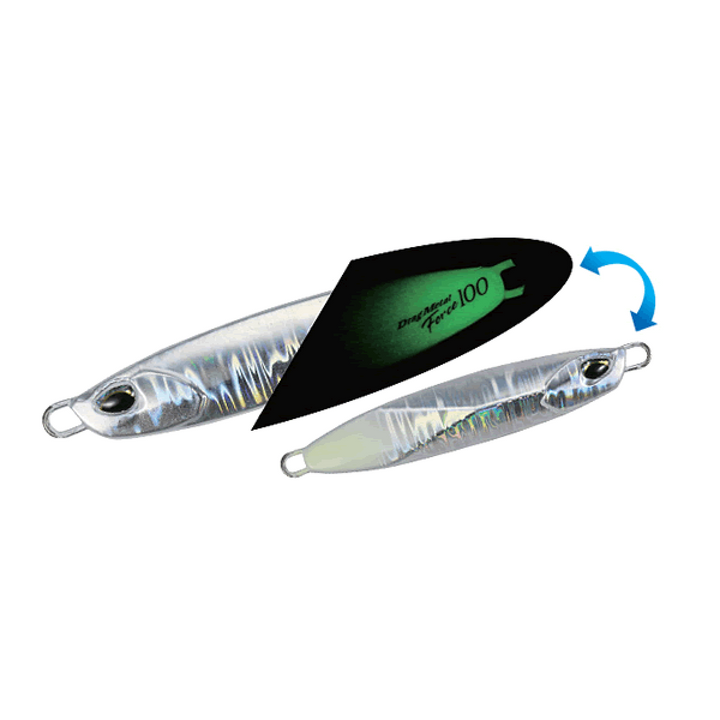 DUO DRAG METAL FORCE 80g 80mm : 80g PPA0518 SILVER GLOW