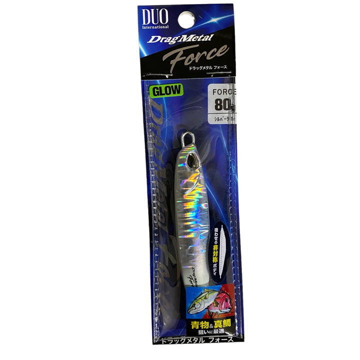 DUO DRAG METAL FORCE 80g 80mm : 80g PPA0518 SILVER GLOW