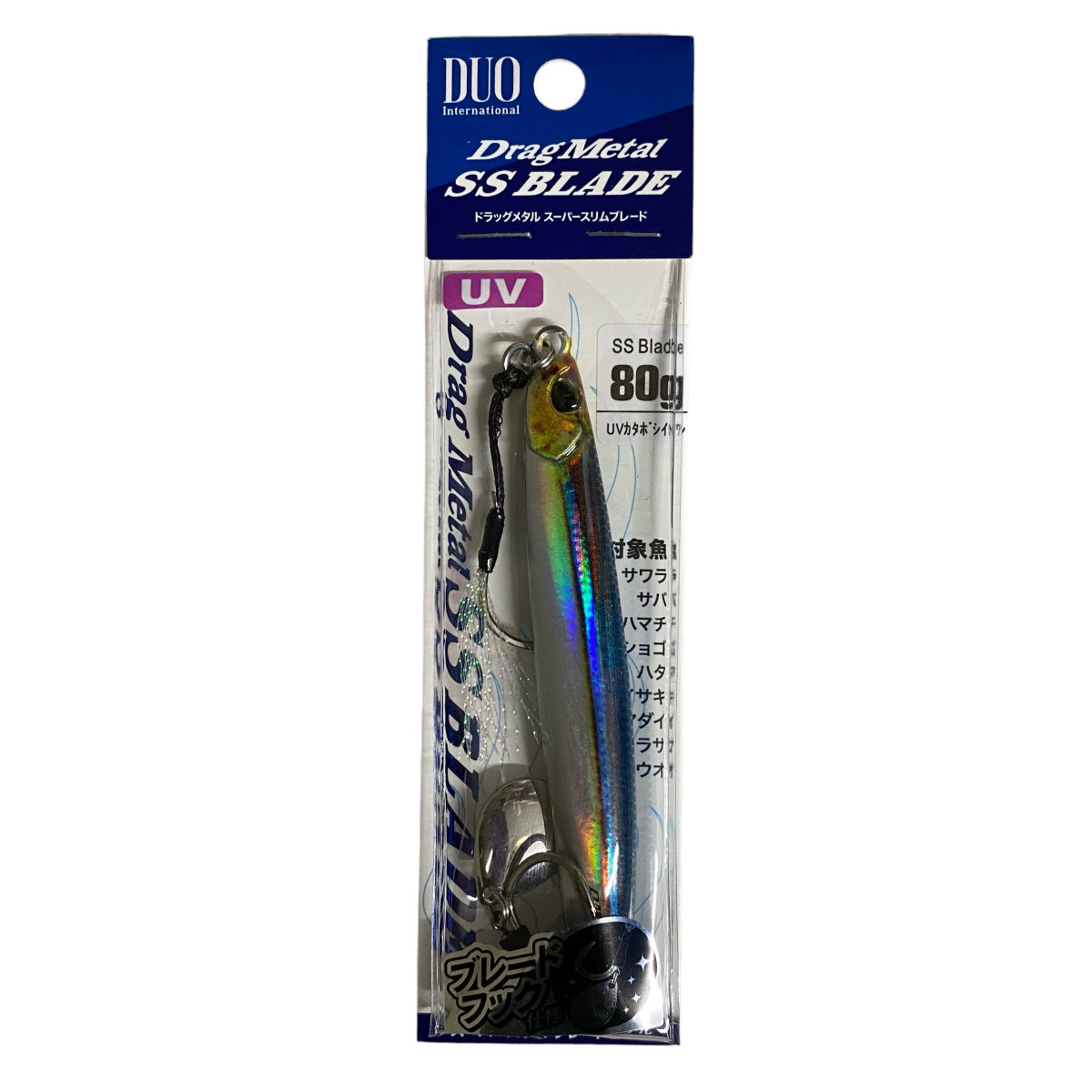 DUO DRAG METAL SSBLADE 80g 111mm : 80g PNA0624 UV KATABOSHI IWASHI