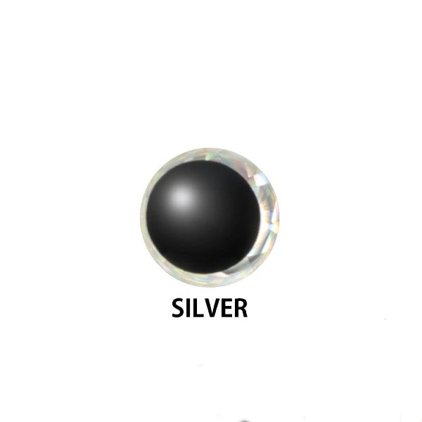 deps CRYSRAL EYE 6.7 dia. (18 pcs/pack) SILVER