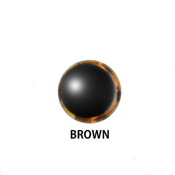 deps CRYSRAL EYE 4.8 dia. (18 pcs/pack) BROWN