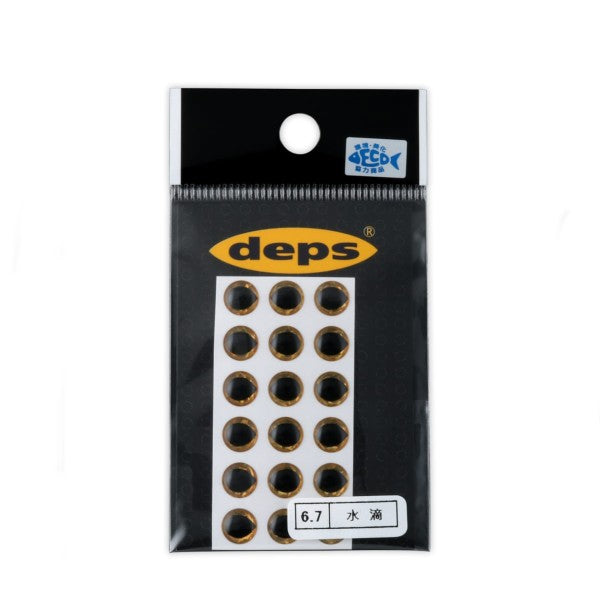 deps CRYSRAL EYE 6.7 dia. (18 pcs/pack) SUITEKI-GOLD