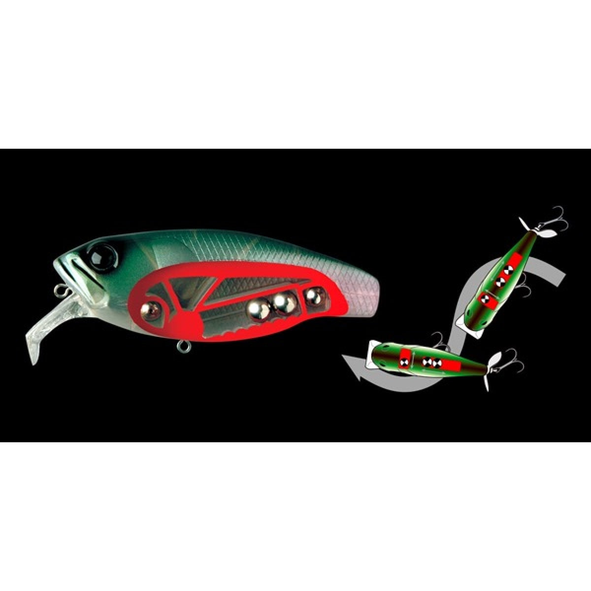 deps BUZZJET 96mm : 30g #05 HOT TIGER