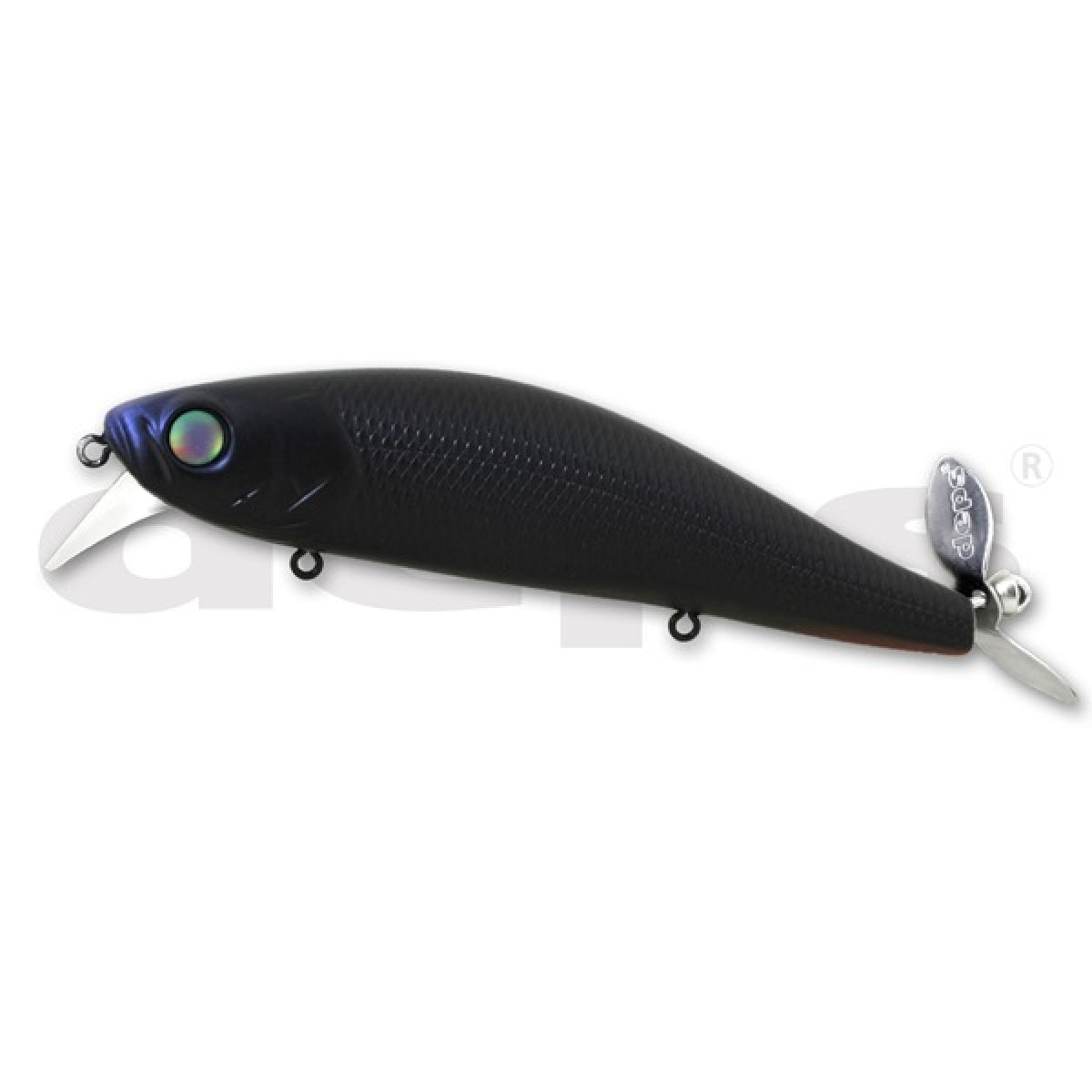 deps SPIRALMINNOW 120mm : 25.0g #16 JET BLACK