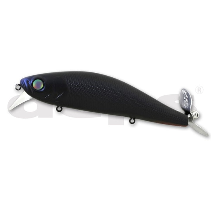 deps SPIRALMINNOW 120mm : 25.0g #16 JET BLACK