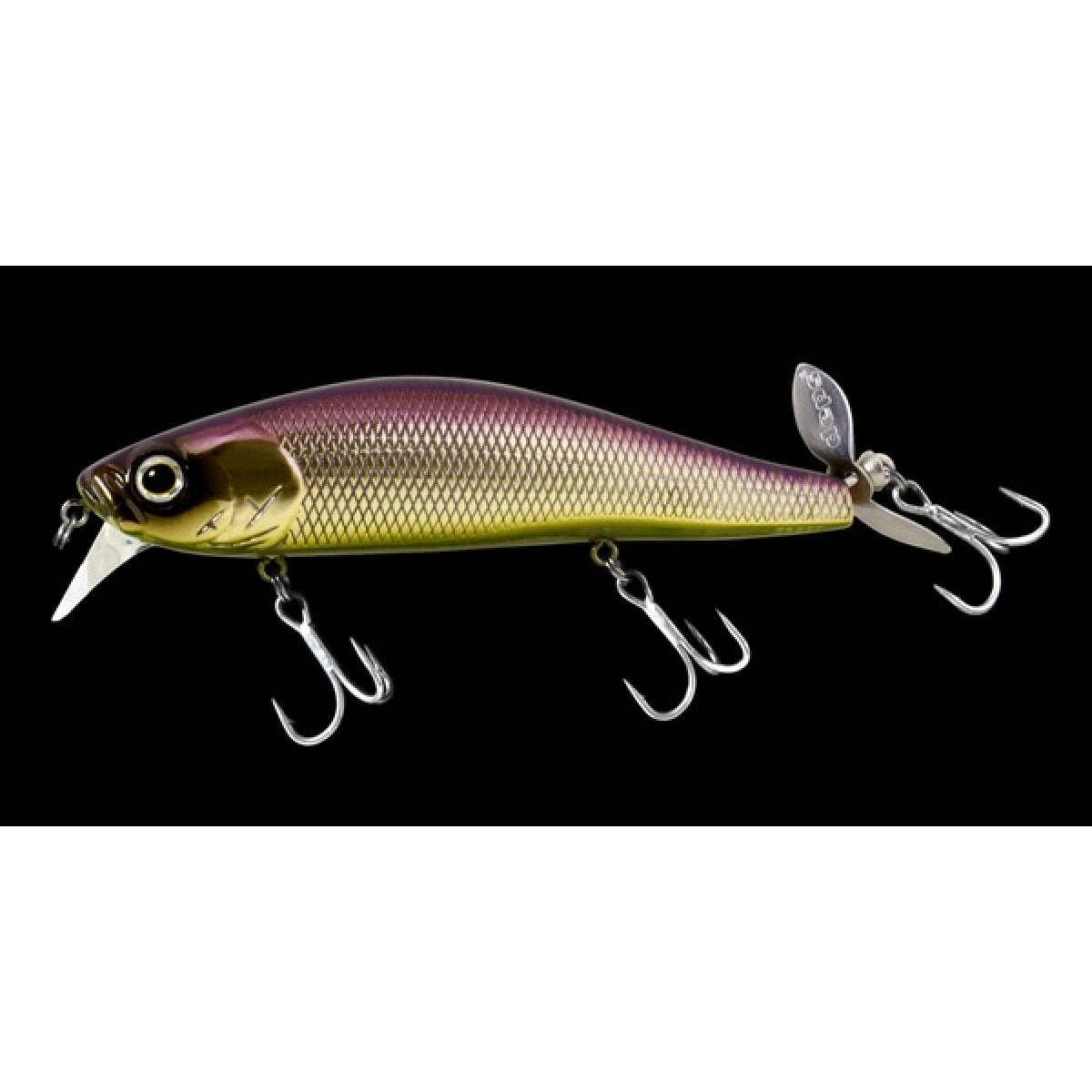 deps SPIRALMINNOW 120mm : 25.0g #16 JET BLACK