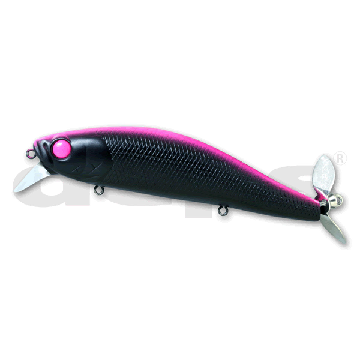 deps SPIRALMINNOW 120mm : 25.0g #21 BIZIBURU BLACK