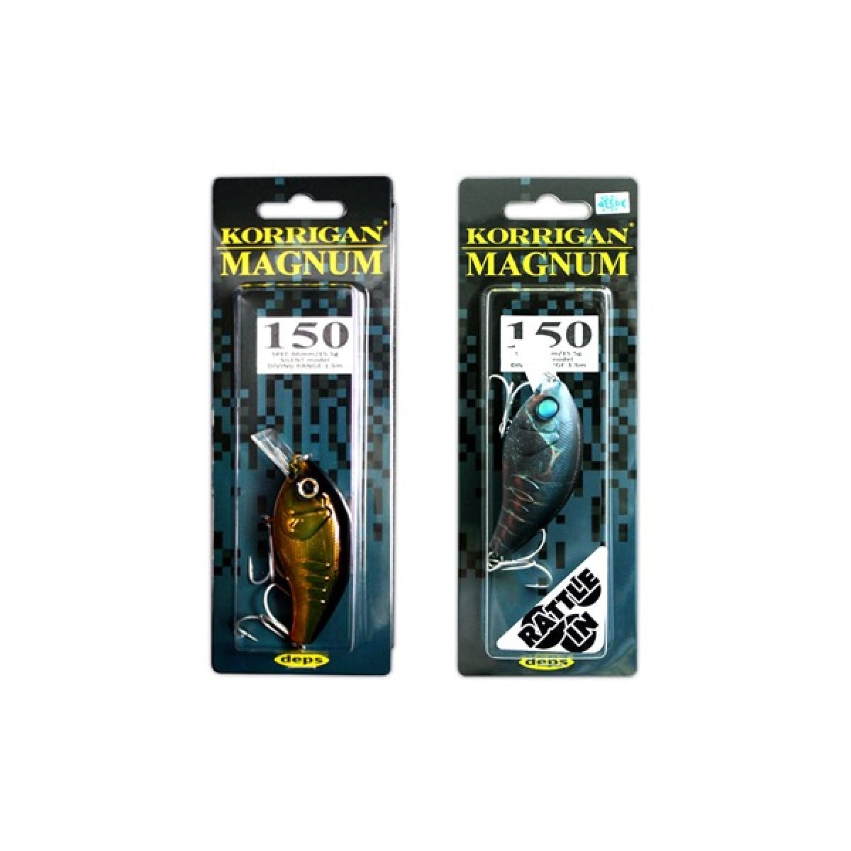 deps KORRIGAN MAGNUM 350 66mm : 18.6g Silent/DIVING range:3.5m #41 DOT TIGER