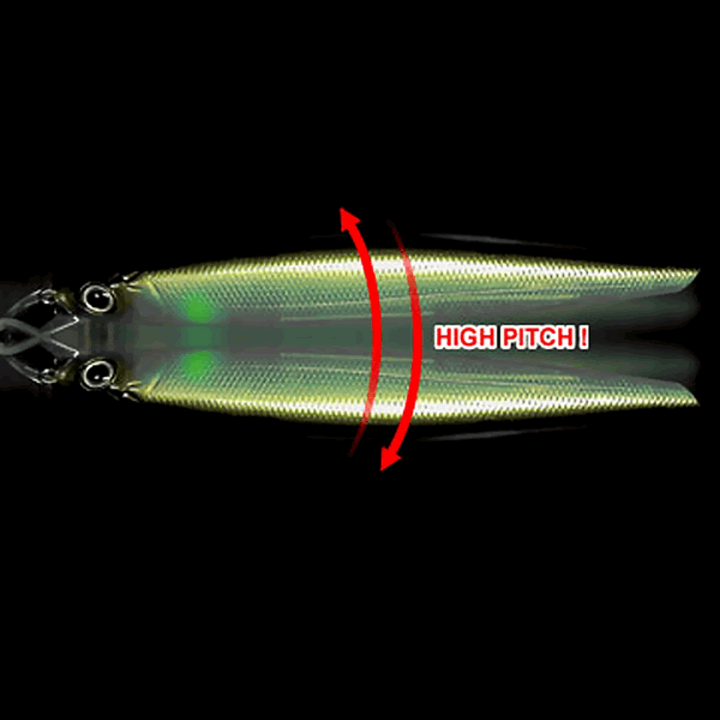 deps BALISONG MINNOW 130SP 130mm : 7/8oz Suspend #34 WAKASAGI GLITTER