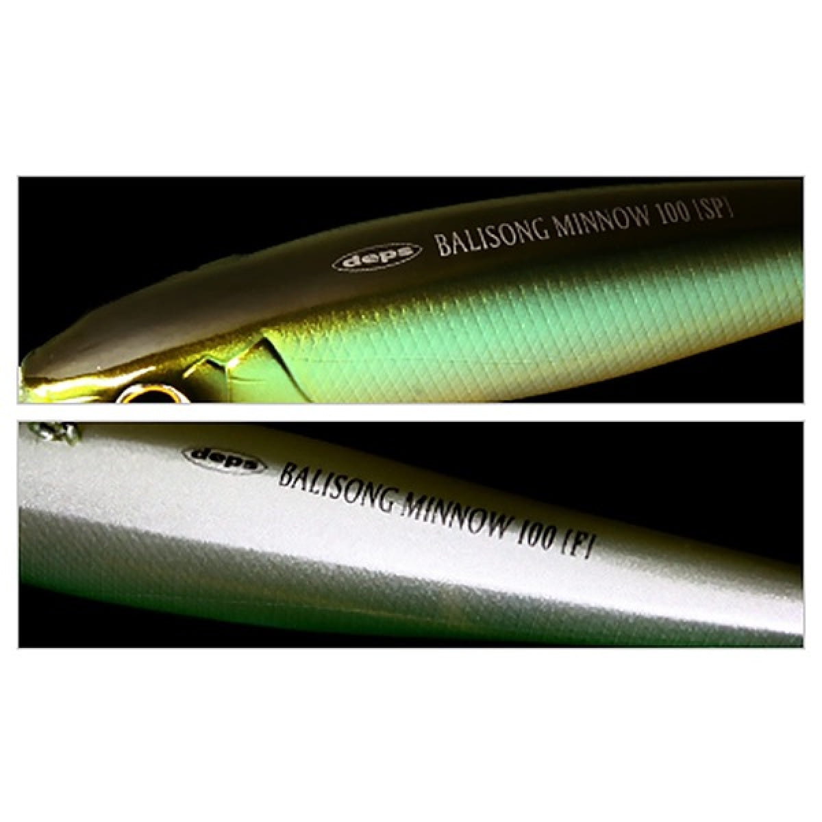 deps BALISONG MINNOW 100SP 100mm : 5/86oz Suspend #22 GM KUROKIN