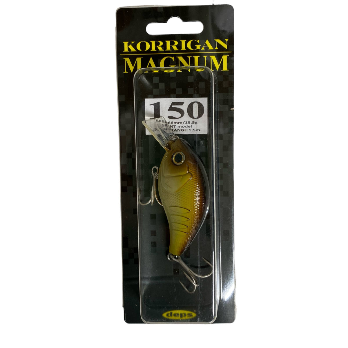 deps KORRIGAN MAGNUM 150 66mm : 15.5g Silent/DIVING range:1.5m #06 HORIZON SHAD
