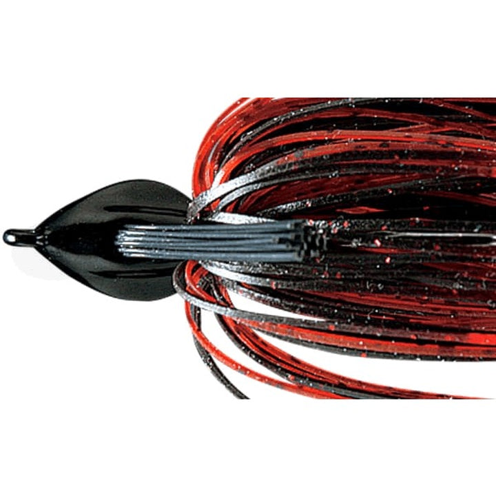 deps FLAT BACK JIG 3/8oz Silicone Skirt #26 FIRE EDGE