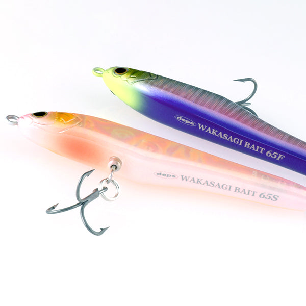 deps WAKASAGI BAIT 65F 65mm : 3.5g Floating #01 HALF MIRROR WAKASAGI