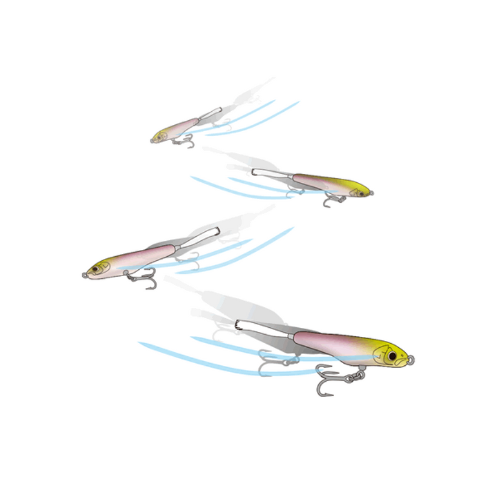 deps WAKASAGI BAIT 65F 65mm : 3.5g Floating #07 FLASH PURPLE