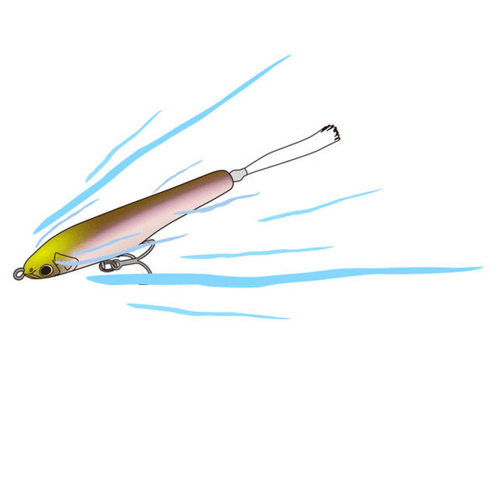 deps WAKASAGI BAIT 65F 65mm : 3.5g Floating #08 PEARL MINNOW
