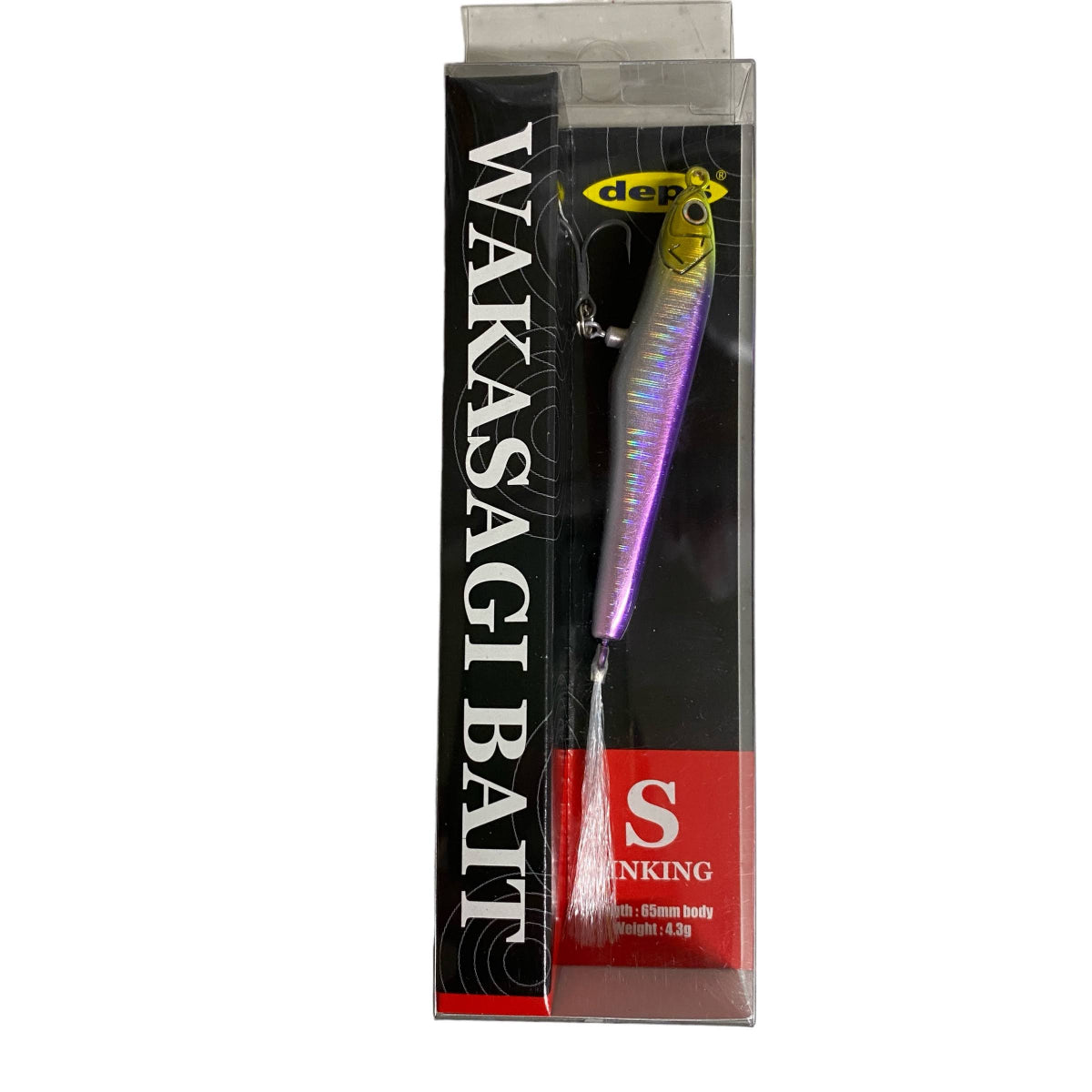 deps WAKASAGI BAIT 65S 65mm : 4.3g Sinking #07 FLASH PURPLE
