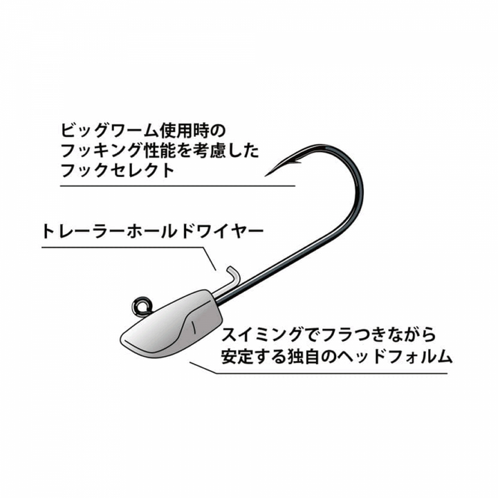 deps SWIMMING JIG HEAD 1/8oz