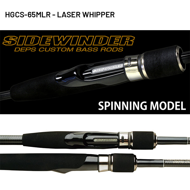 deps SIDEWINDER SPINNING MODEL HGCS-65MLR - LASER WHIPPER (1 piece Spinning)