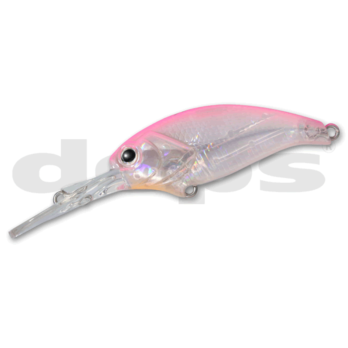 deps EVOKE SHAD 55.0mm : 7.8g Slow Floating #05 PINK BACK