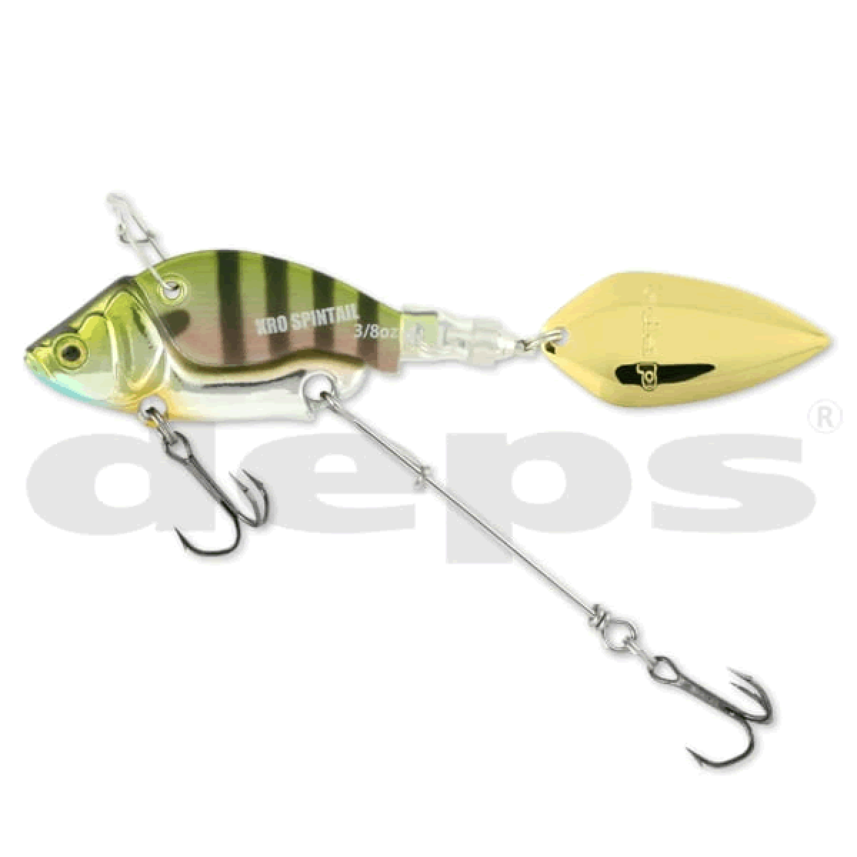 deps KRO SPINTAIL 44mm : 3/8oz #04 BLUE GIRU