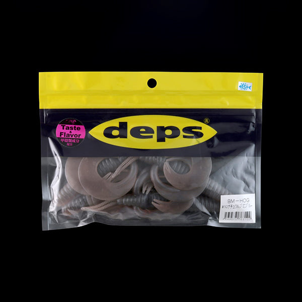 deps BM-HOG 5" (4 pcs/pack) #20 WATERMELON PRO BLUE