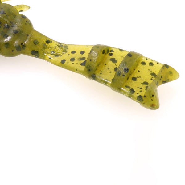 deps BULLSLENDER 4.7" (6 pcs/pack) #71 GREEN PUMPKIN / BLUE FLAKE