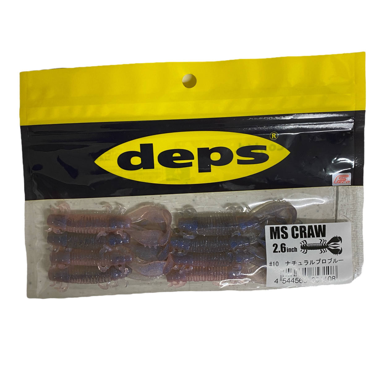 deps MS CRAW 2.6" (8 pcs/pack) #10 NATURAL PRO BLUE